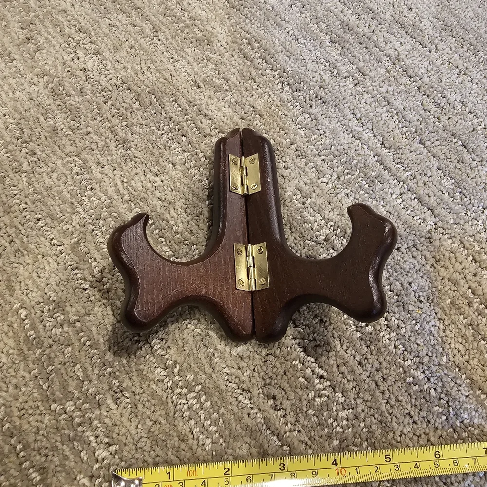 Elegant Brown Display Stand - Small